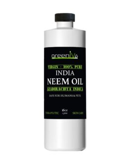 Greenive – Neem Oil – 100% Organically Grown Neem Oil – Cold Pressed Virgin Neem Oil – Exclusively on Amazon (16 Ounce)