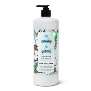Naturally Naturale|Love Beauty And Planet Volume and Bounty Thickening Conditioner Hair Thickener for Fine Hair Coconut Water and Mimosa Flower Silicone-Free, Vegan, Volume Hair Products 32.3 oz